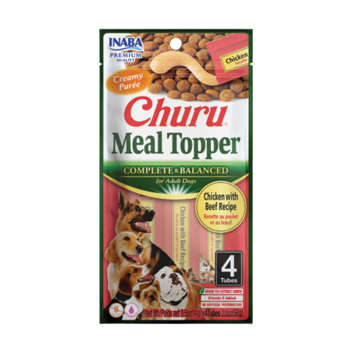 Inaba Churu Meal Topper Dog 2oz. Chicken Beef