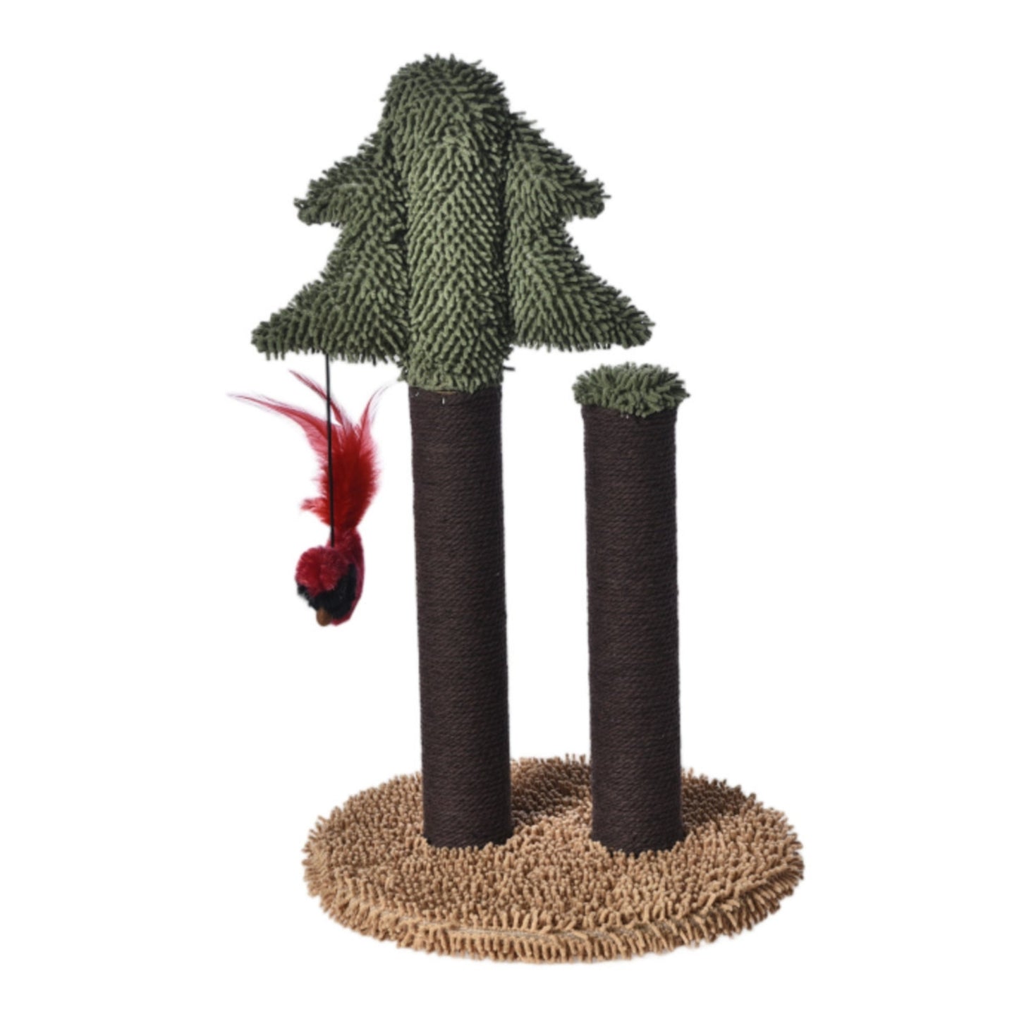 Max & Marlow Pine Tree Scratching Posts w/ Toy 1ea/20.5 in.