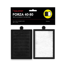 Aquatop FORZA Replacement Filter Inserts with Premium Activated Carbon 40-80 Black; White 2 Pack Default Title