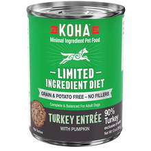 Koha Dog Limited Ingredient Grain Free 90% Turkey 13oz. (Case of 12)
