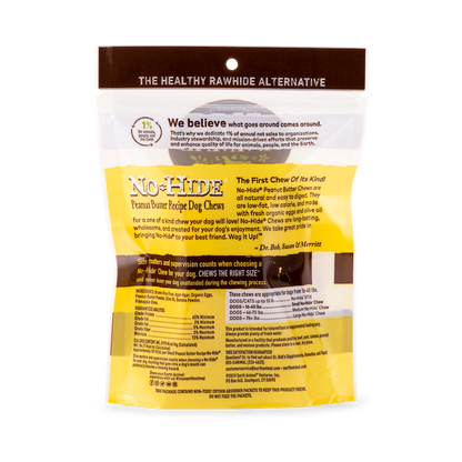 Earth Animal No Hide Peanut Butter Small Dog Treats (2pk) (2.4oz)