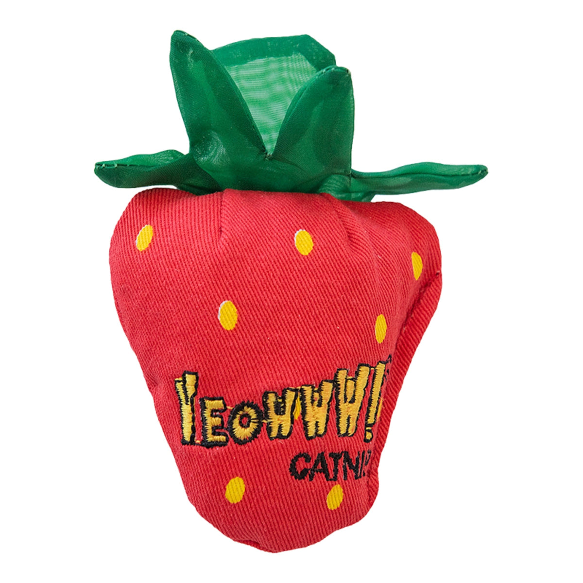 Yeowww! Cat Strawberry Red Catnip Toy