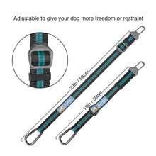 Kurgo Dog Seat Belt Tether Blue
