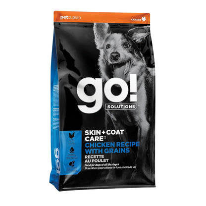 Go! Dog Skin & Coat Care Chicken With Grain 12Lb