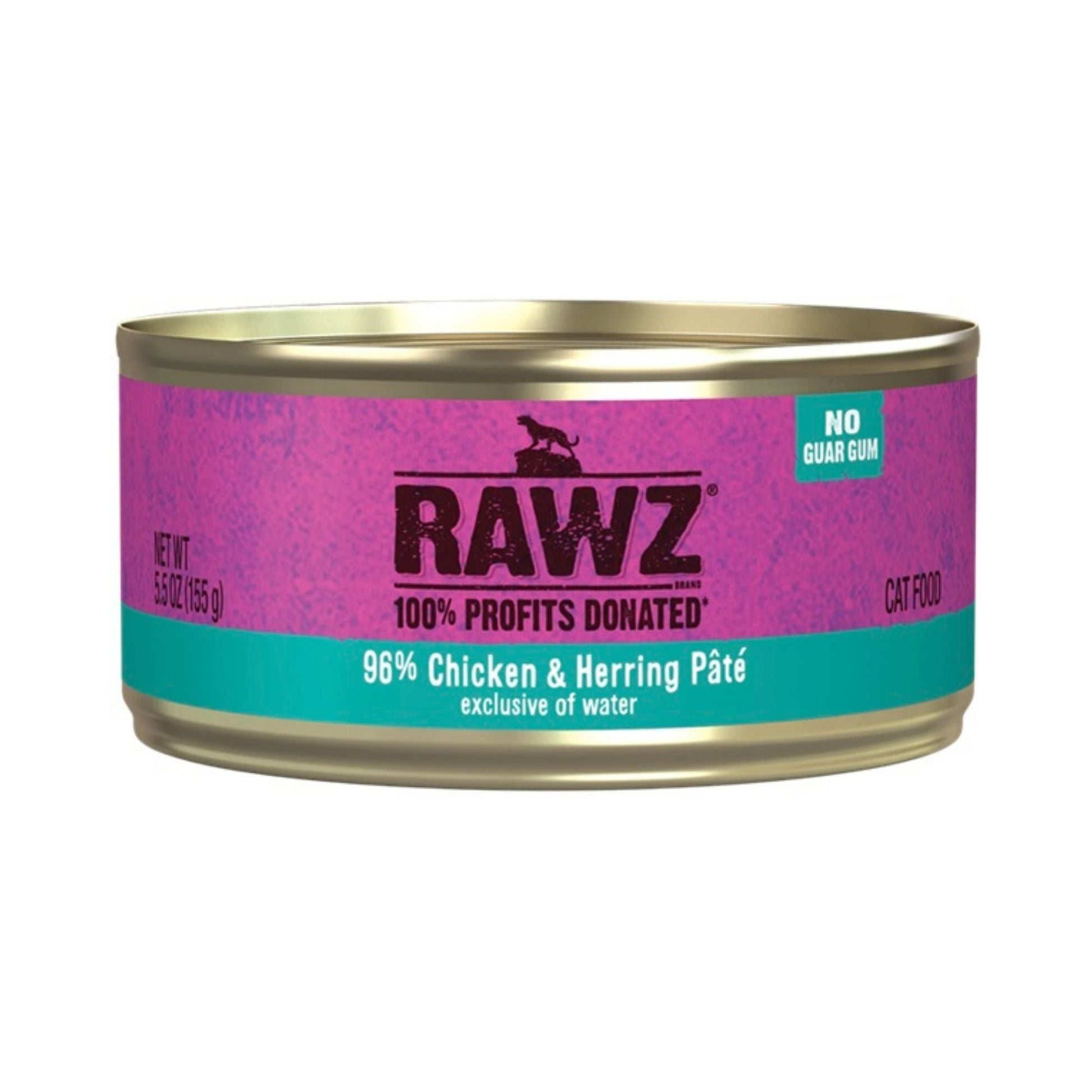 Rawz Cat 96% Chicken Herring Pate 5.5oz. (Case of 24)