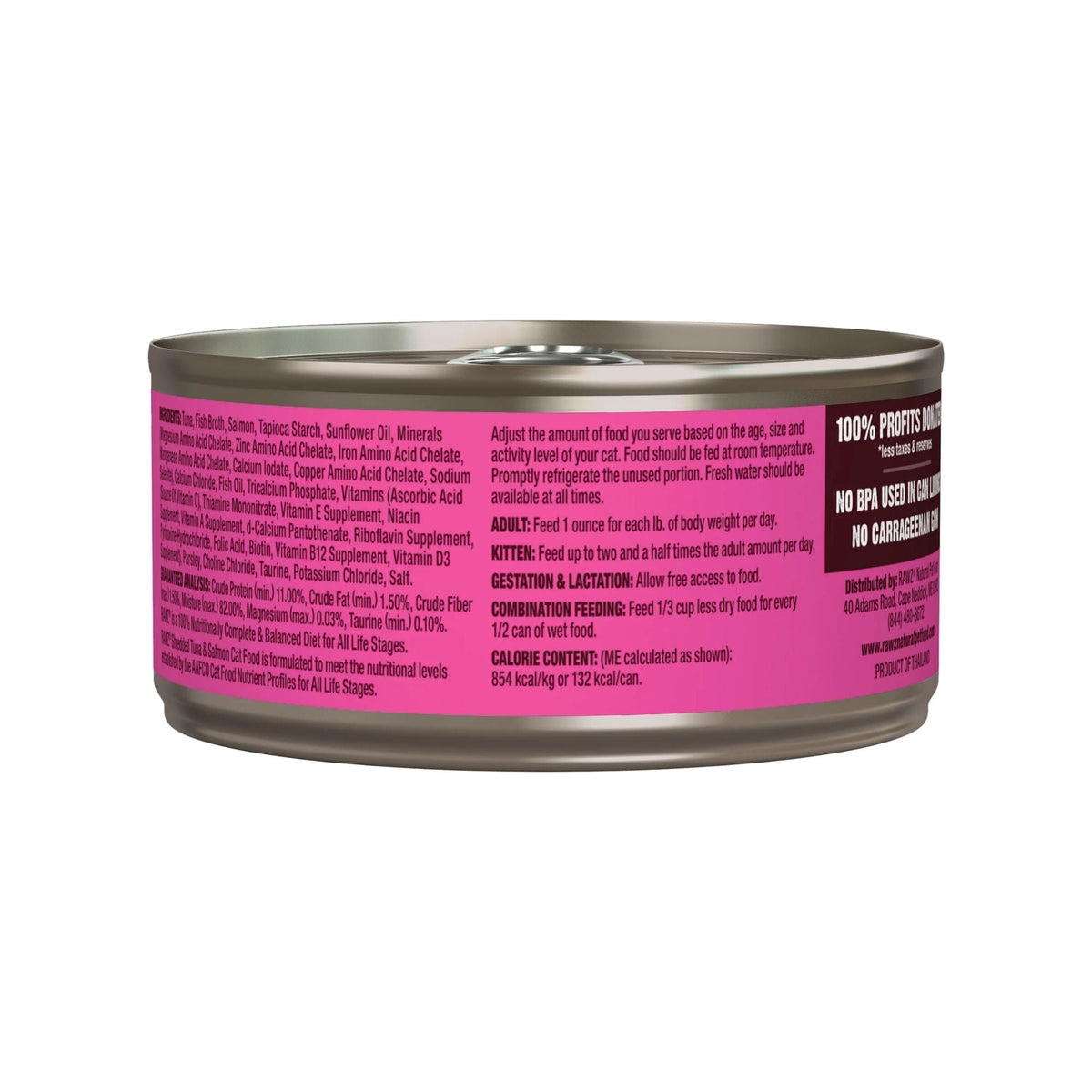 Rawz Cat Shredded Chicken Pumpkin 5.5oz. (Case of 24)