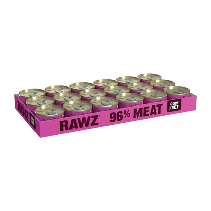 Rawz Cat 96% Beef Beef Liver Pate 3oz. (Case of 18)