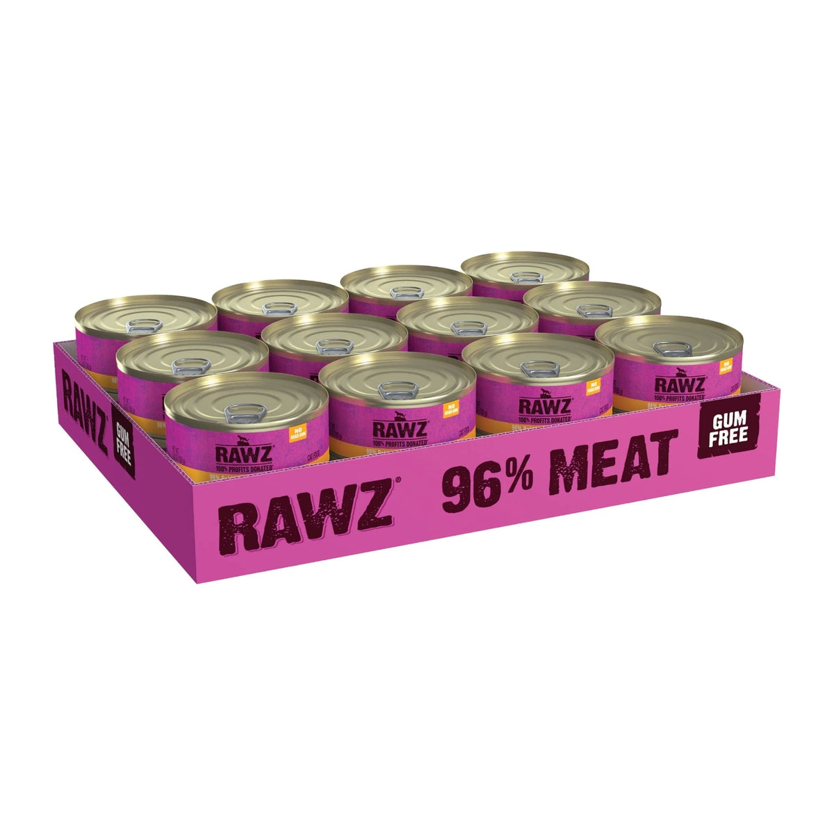 Rawz Cat 96% Rabbit Pumpkin Pate 5.5oz. (Case of 24)