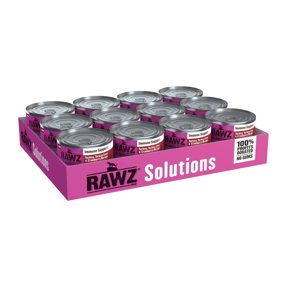 Rawz Immune Cat Turkey Turkey Liver Cranberry Pate 5.5oz. (Case of 24)