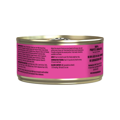 Rawz Cat 96% Turkey Turkey Liver Goat Milk Pate 5.5oz. (Case of 24)