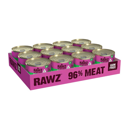 Rawz Cat 96% Chicken Chicken Liver Goat Milk Pate 5.5oz. (Case of 24)