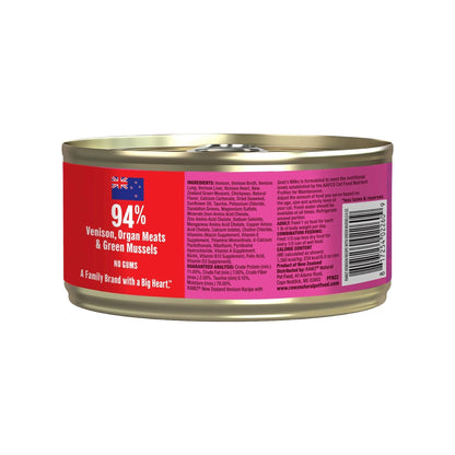 Rawz Cat 94%  Venison Green Mussels Pate 6oz. (Case of 24)