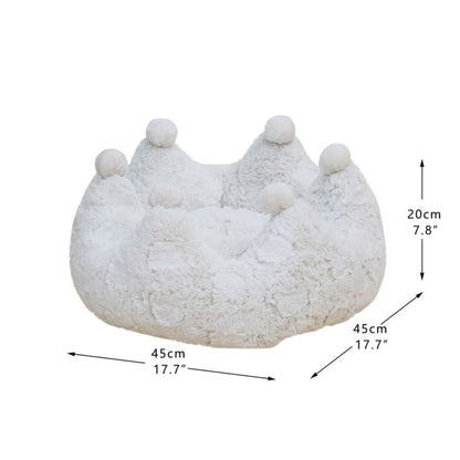 PetPals Rose Crown Pet Bed
Ivory 17.7 in