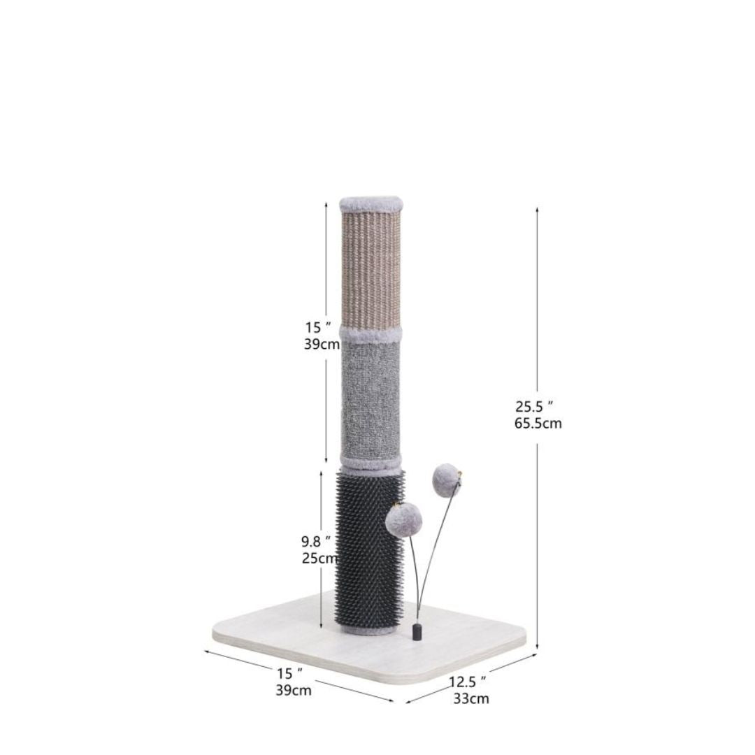 PetPals Urbane Cat Scratcher
Grey/Tan/Black 24.5 in
