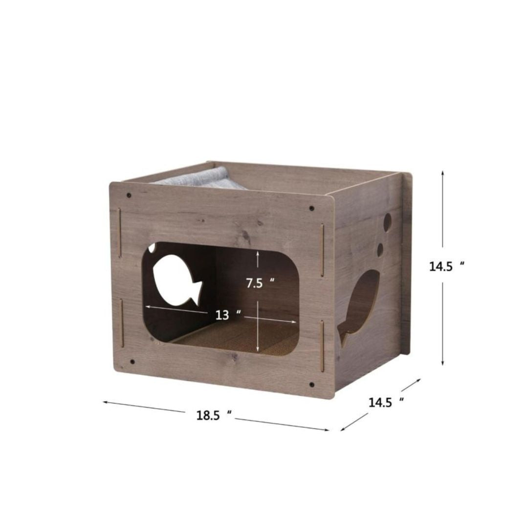 PetPals Jodie Condo Cat Scratcher
Brown 14.5 in
