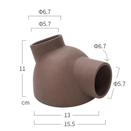 Golden Silk Bear Ceramic Hamster Zisha Tunnel Room - Ultimate Luxury Hamster Habitat