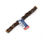 Barkworthies Collagen Beef Stick Braid Dog Treat 25ea/9 in