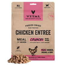 Vital Essentials Cat Freeze-Dried Raw Grain Free Chicken Entree Mini Nibs 8oz.