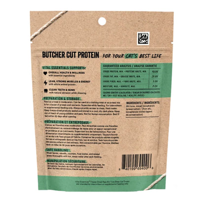 Vital Essentials Cat Freeze-Dried Grain Free Ahi Tuna Bites Treats 1.1oz.