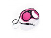 Flexi Comfort Retractable Tape Dog Leash Pink 16 ft Medium