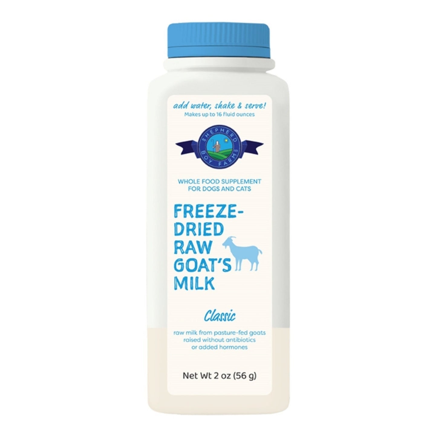 Shepherd Boy Farms Dog & Cat Freeze-Dried Raw Goat Milk Classic 16oz.