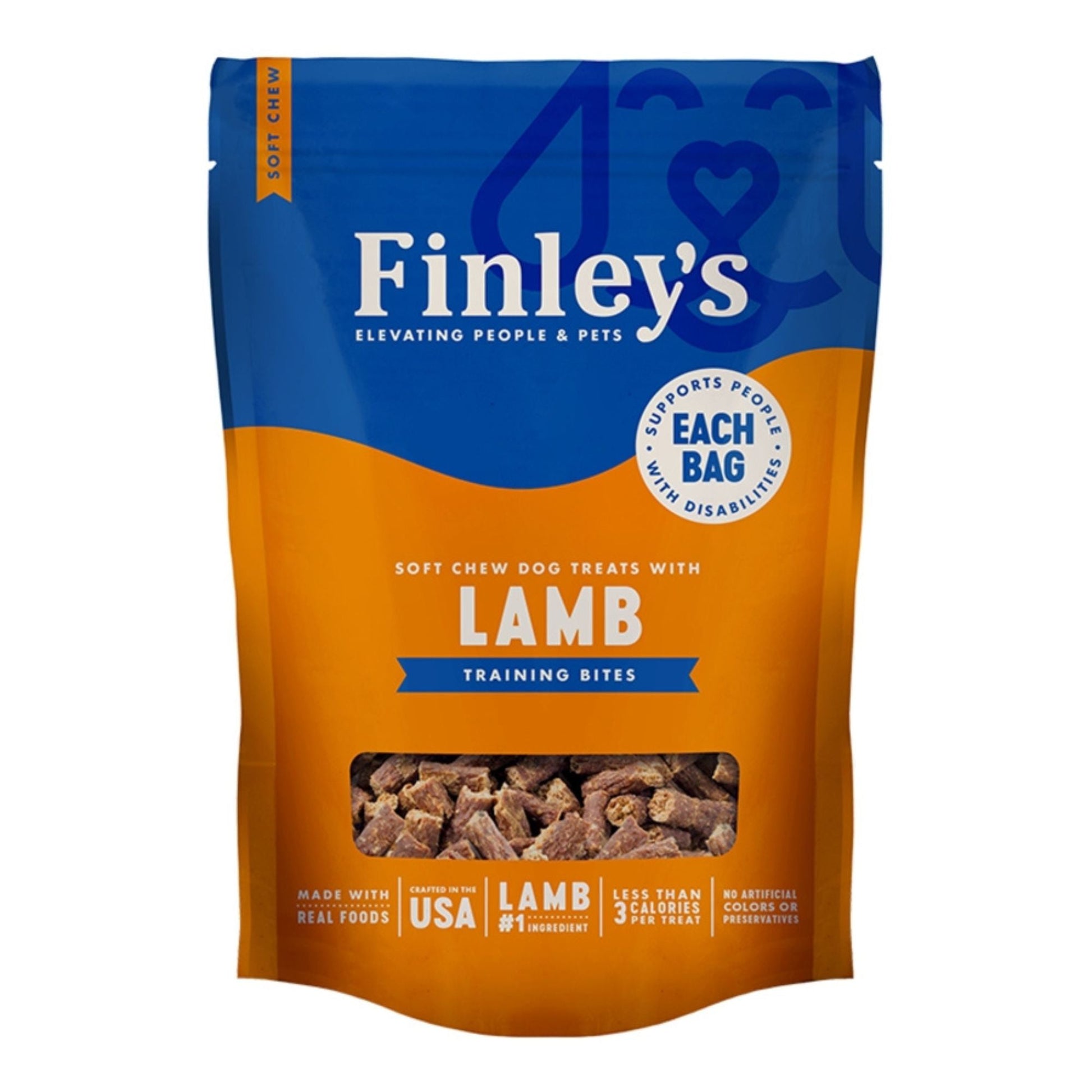 Finley's Dog Soft Chew Trainer Bites Lamb 6oz.