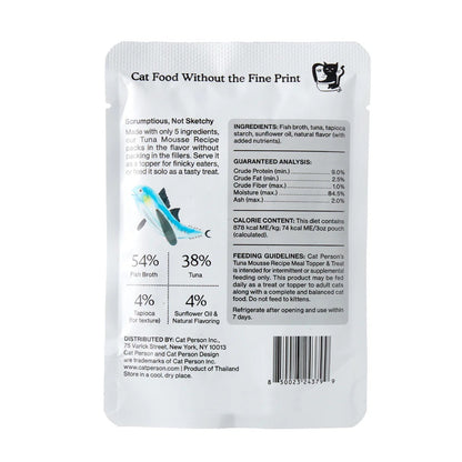 Cat Person Cat Mousse Tuna 3oz Pouch