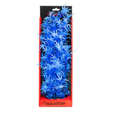Aquatop Vibrant Fluorescent Cannabis Plant Blue 16in