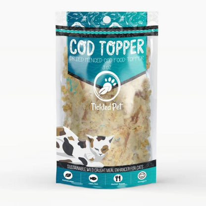 **Tickled Pet Cat 3oz. Cod Topper
