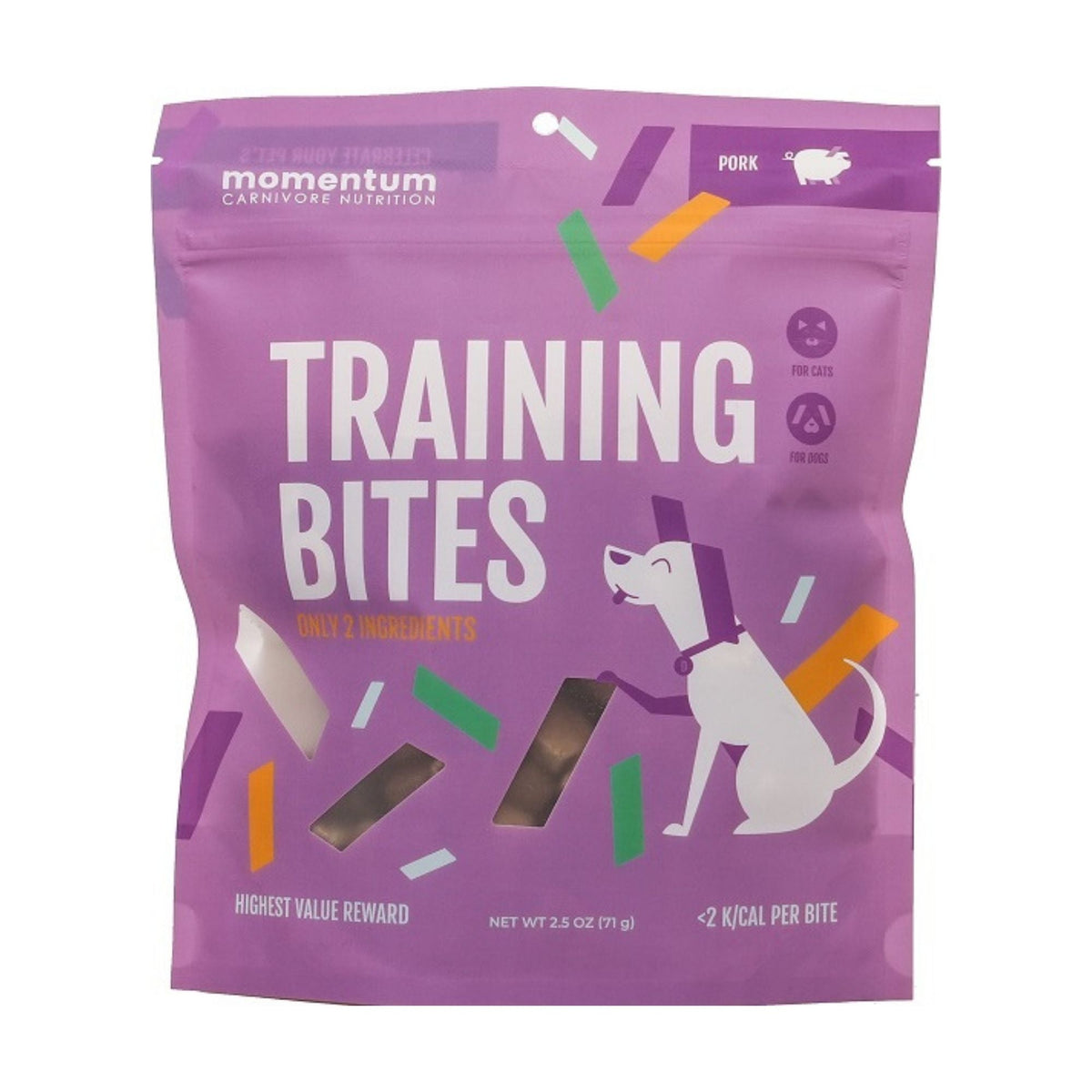 Momentum Carnivore Nutrition Dog 2.5oz. Pork Training Bites