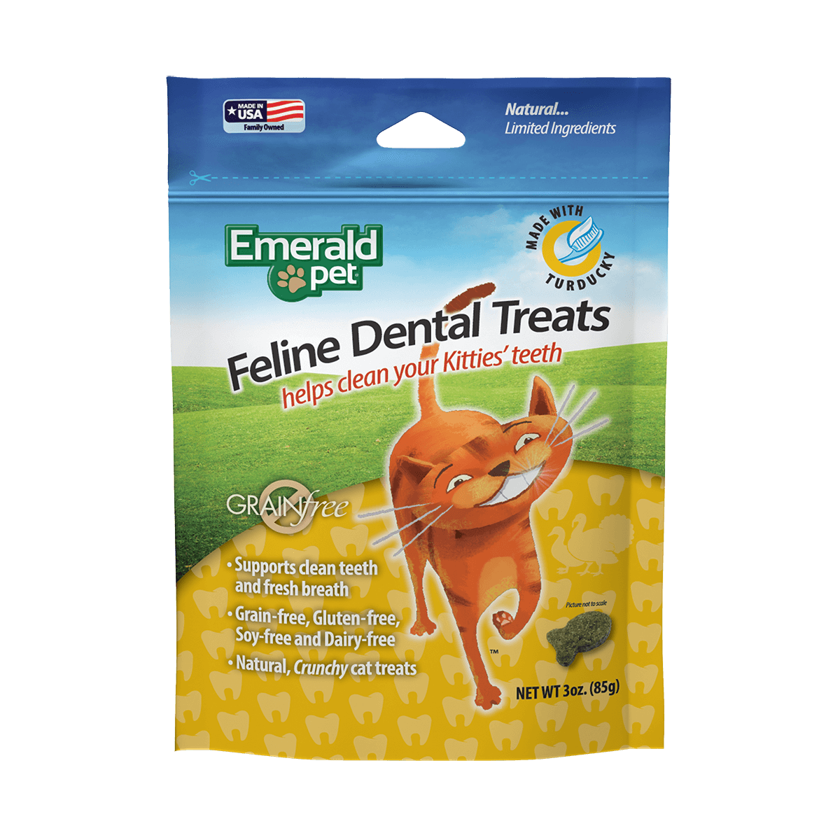 Emerald Pet Cat Dental Treat Turducky 3oz Default Title