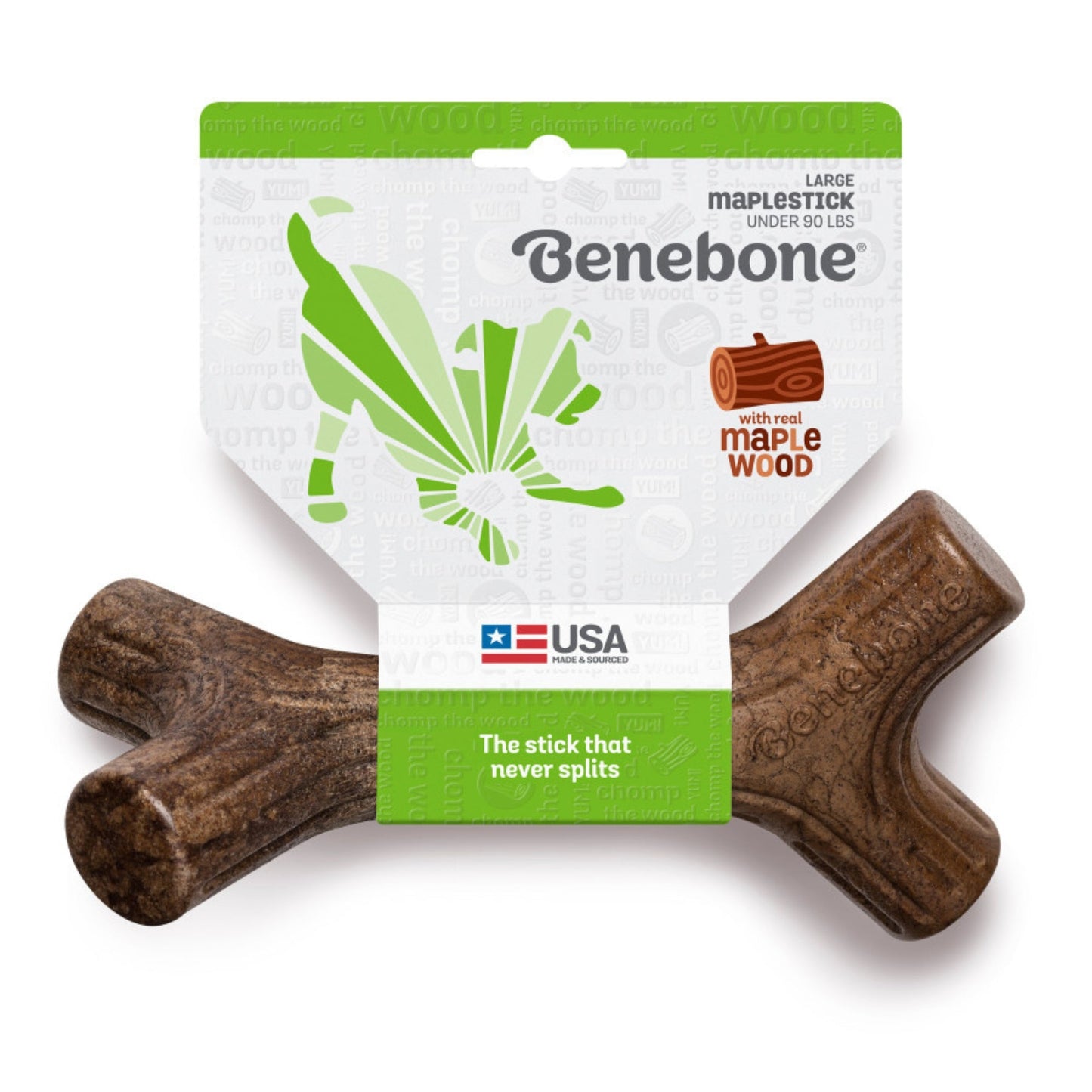 !Benebone Maplestick Durable Dog Chew Toy 1ea/LG
