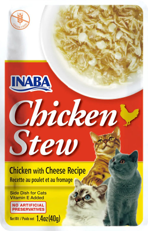 Inaba Cat Stew Chicken Cheese 6Ct-1.04Oz