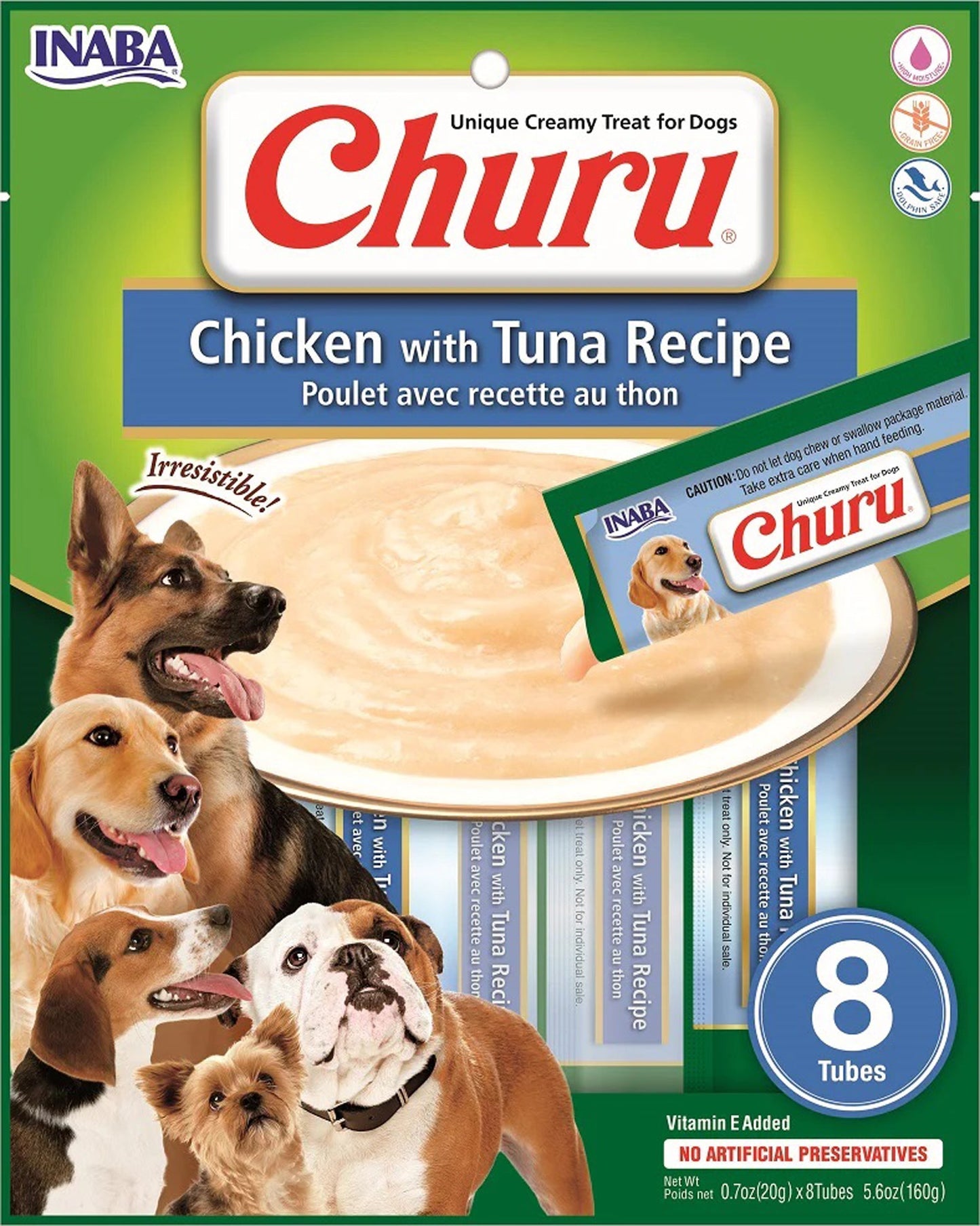 Inaba Dog Churu Chicken Tuna 5.6oz. (6 Count)