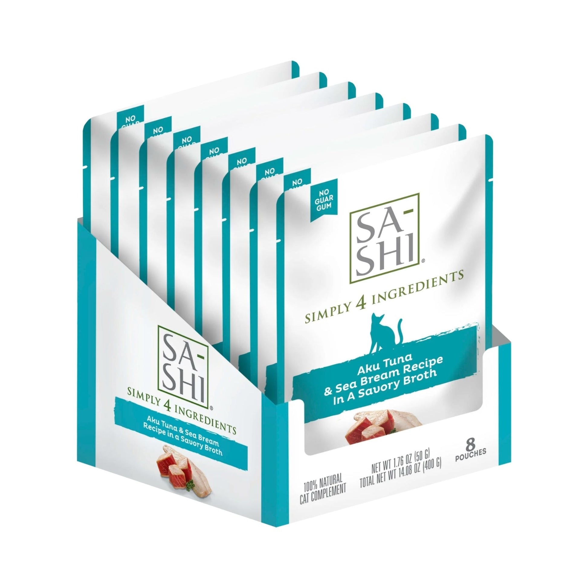 Sa-Shi Tuna Sea Bream 1.76oz. Simply 4 (Pouches of 8)