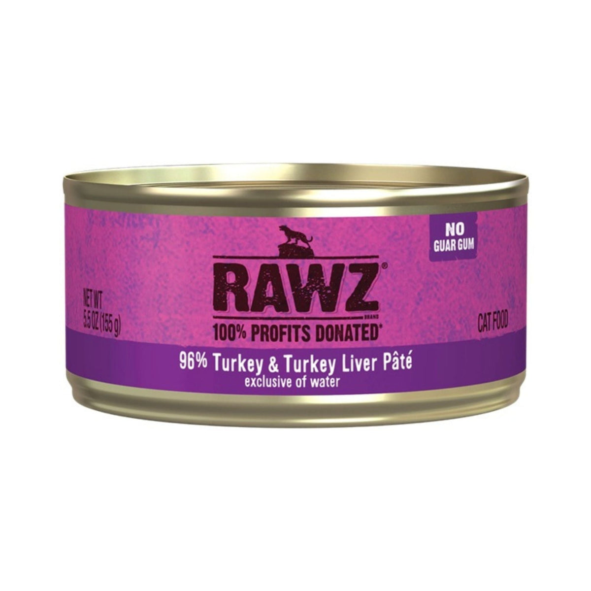 Rawz Cat 96% Turkey Liver 5.5oz. (Case of 24)