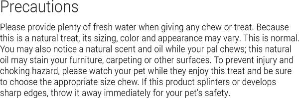 Barkworthies Beef Trachea Dog Treat (6")