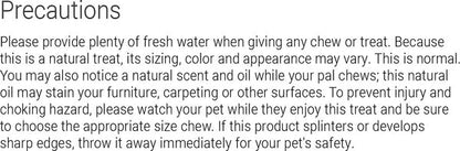 Barkworthies Beef Trachea Dog Treat (6")