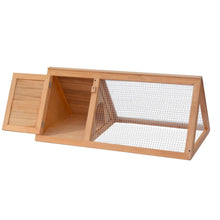 vidaXL Rabbit Hutch Bunny Cage EnclosureIndoor and Outdoor Solid Fir Wood