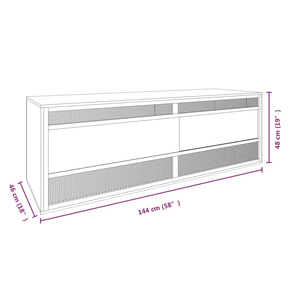 vidaXL Reptile Terrarium Bearded Dragon Tank with Double Doors Snake Enclosure
