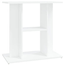 NNEVL Aquarium Stand White 60x30x60 cm Engineered Wood