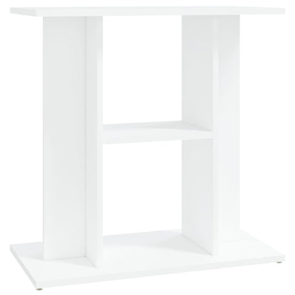 NNEVL Aquarium Stand White 60x30x60 cm Engineered Wood