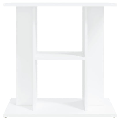 NNEVL Aquarium Stand White 60x30x60 cm Engineered Wood