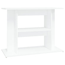 NNEVL Aquarium Stand White 80x35x60 cm Engineered Wood