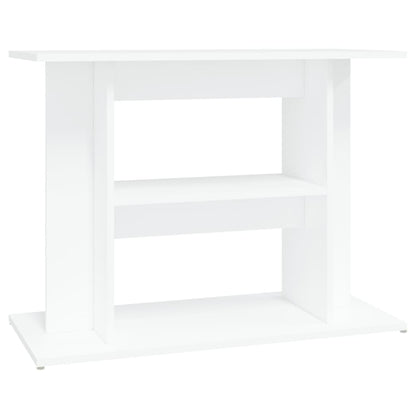 NNEVL Aquarium Stand White 80x35x60 cm Engineered Wood