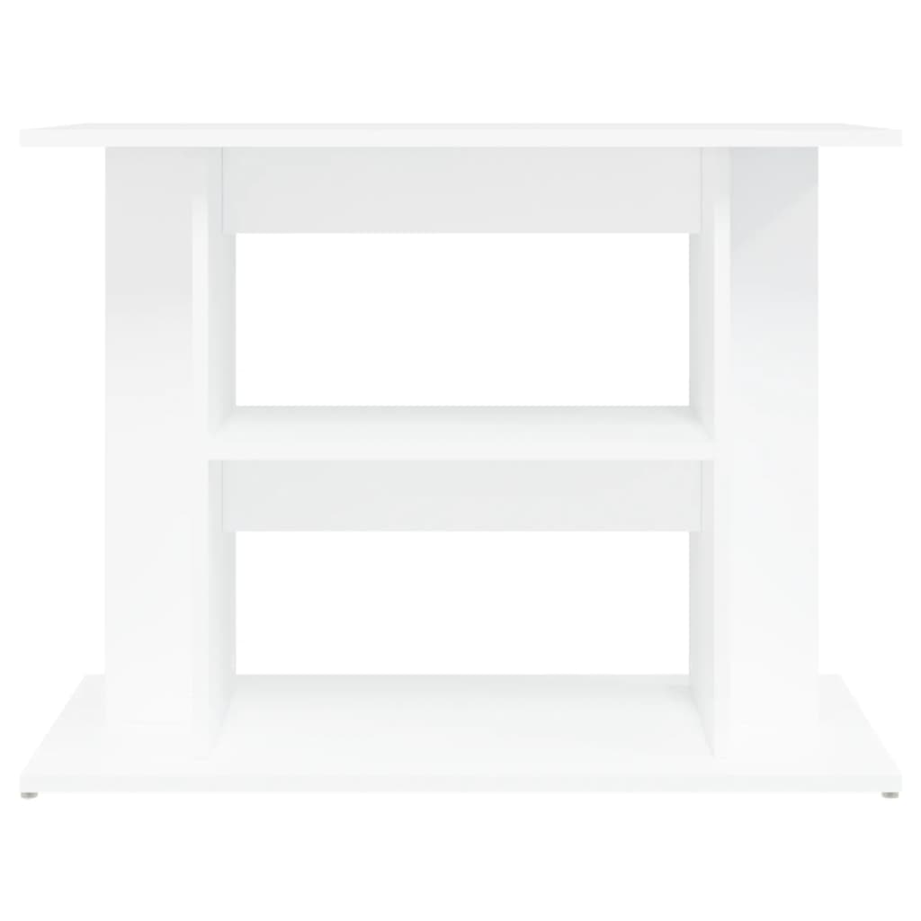 NNEVL Aquarium Stand White 80x35x60 cm Engineered Wood