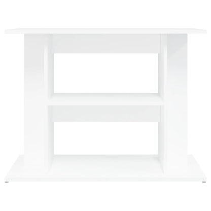 NNEVL Aquarium Stand White 80x35x60 cm Engineered Wood