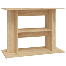 NNEVL Aquarium Stand Sonoma Oak 80x35x60 cm Engineered Wood