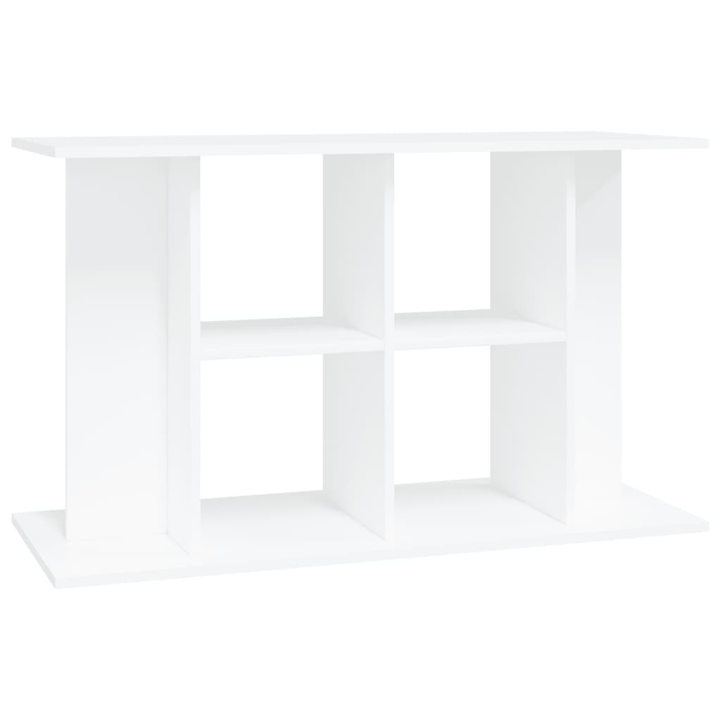 NNEVL Aquarium Stand White 100x40x60 cm Engineered Wood