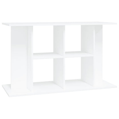 NNEVL Aquarium Stand White 100x40x60 cm Engineered Wood